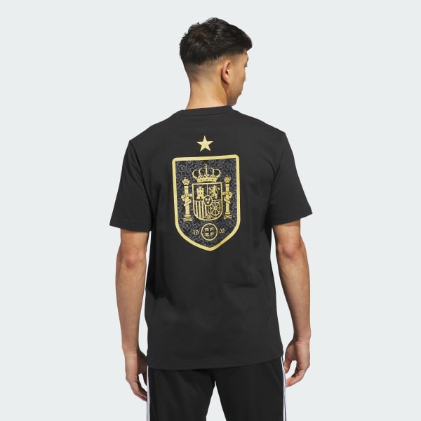 Black WORLD CUP 26 SPAIN AWAY GRAPHIC TEE