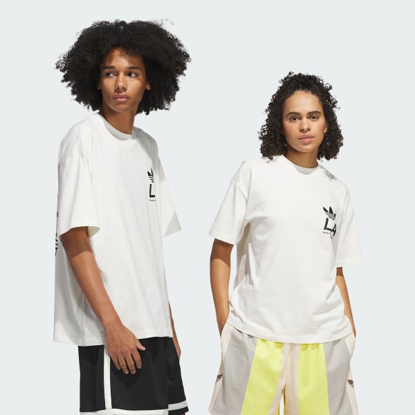Blanco Playera Estampada adidas Sport Design Studio Store