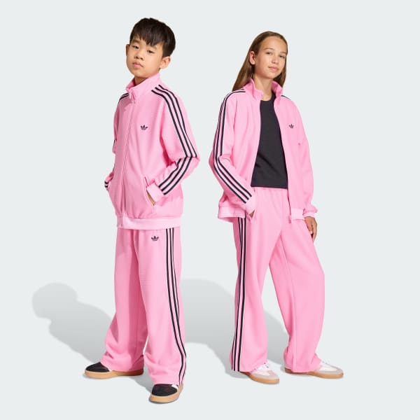 Pink FIREBIRD LOOSE DOUBLE KNIT TRACKPANTS