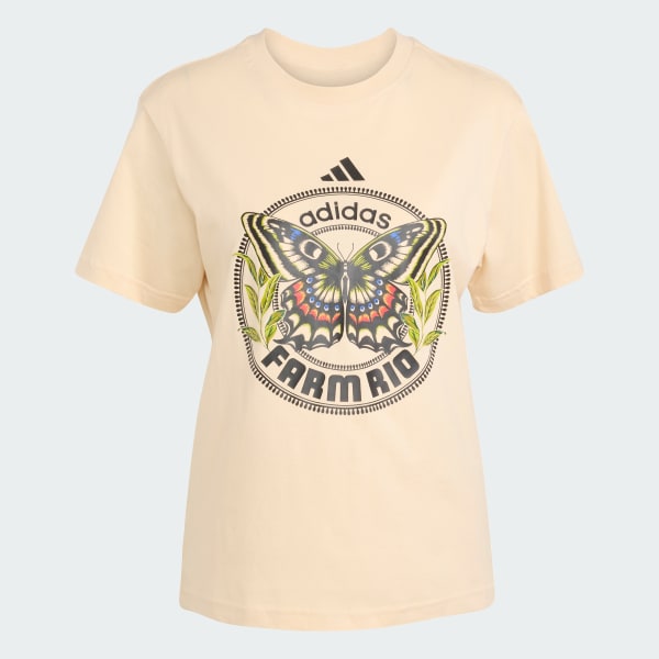adidas - adidas originals Tシャツ　ファームコラボ adidas X FARM Graphic Tee - Beige | Free Shipping with