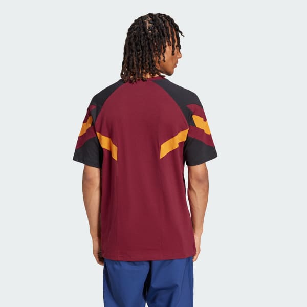 T shirt adidas bordeaux uomo top