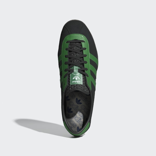 アディダス スニーカー ☆adidas London Casual Shoes Unisex ADIDAS LONDON BLACK/GREEN SIZES 3 3.5 4 4.5 5 8.5 9 9.5 10