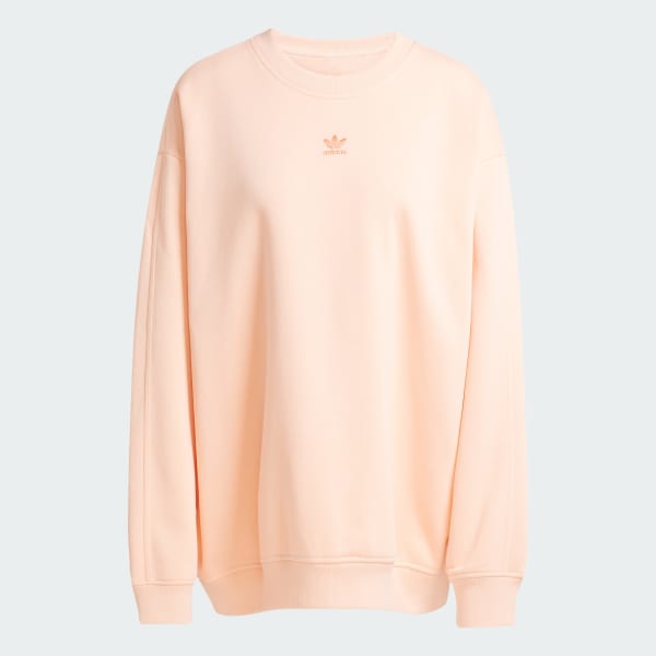 Adidas originals oversized sweatshirt in dusky pink sales