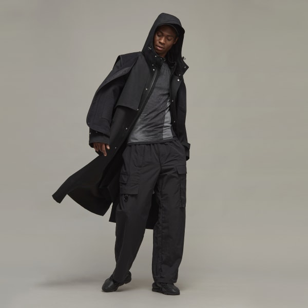 Svart Y-3 Trench Coat