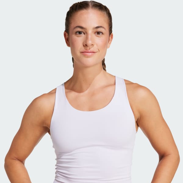 ブラジャー Adidas All Me Medium-Support Long Line Bra Tank Top adidas All Me Medium-Support Long Line Bra Tank Top - Black