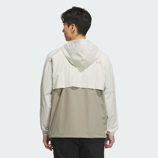 カッティングダイ(お客様セール) 19 アディダス 【ゴルフ】クオータージップ フード プルオーバー 長袖