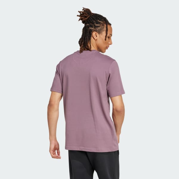 adidas Trefoil Essentials Tee Purple Free Shipping with adiClub adidas Canada