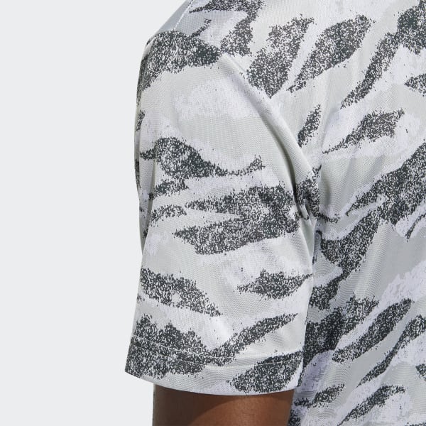 Πράσινο Horizon-Print Polo Shirt LOI62