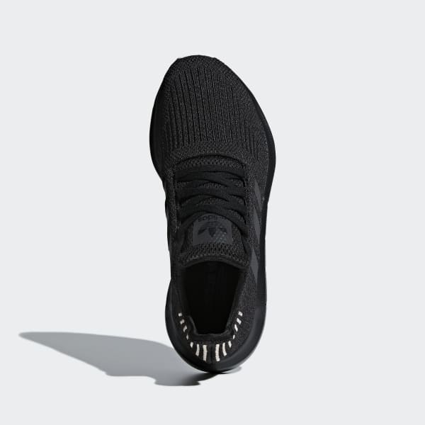 adidas swift run white & black shoes