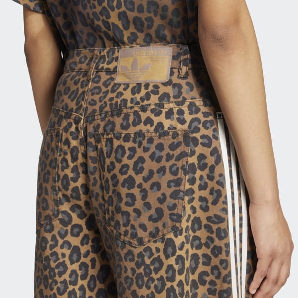 ★★Adairs★★ Satin Shorts Leopard Brown KA2673 ADIDAS adidas Originals Satin Shorts KA2673 - Shiekh