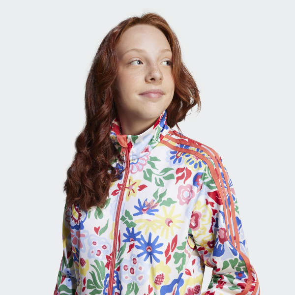 adidas Originals x Liberty London Firebird Top Kids - White