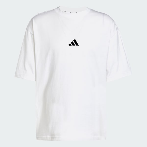 White Future Icons Small Logo Tee