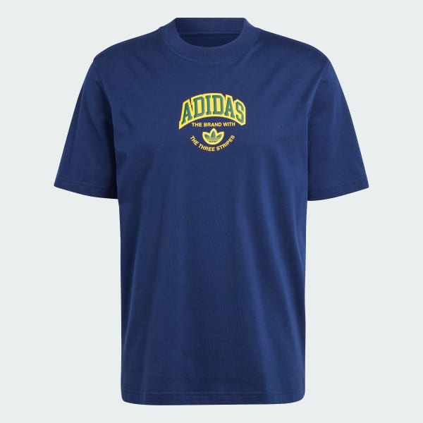adidas VRCT Short Sleeve Tee Blue Free Shipping with adiClub adidas Canada