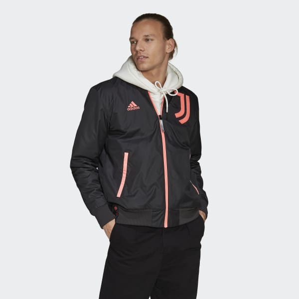 here Magnetic moderately adidas Juventus CNY Bomber Jacket - Black | adidas Finland
