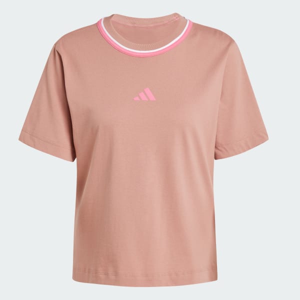 Rosa Playera Essentials Color Pop Cotton