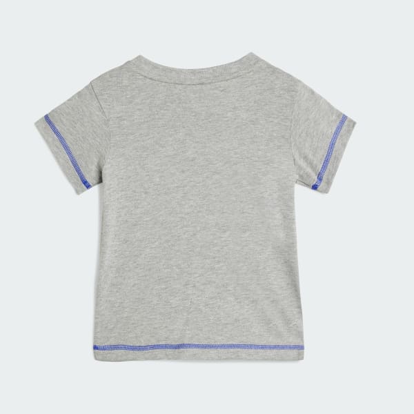 Grey Short Tee Set Kids