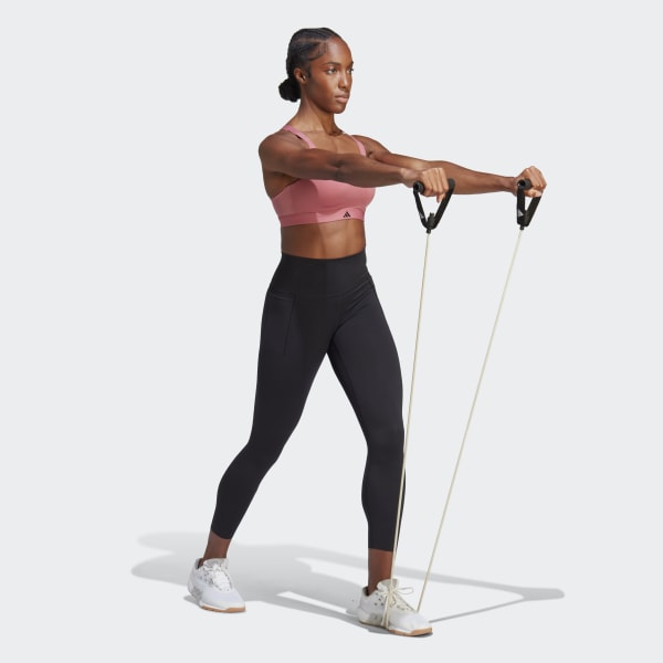 adidas Optime Training Luxe 7/8 Leggings - Black | Women's Training ...