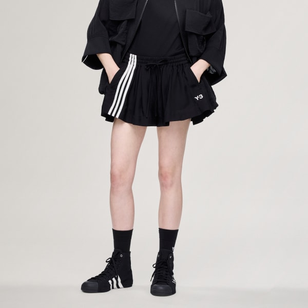 Svart Y-3 TENNIS SHORTS