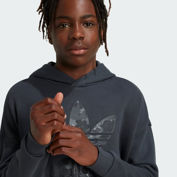 adidas Trefoil Hoodie Kids Grey Free Shipping with adiClub adidas US