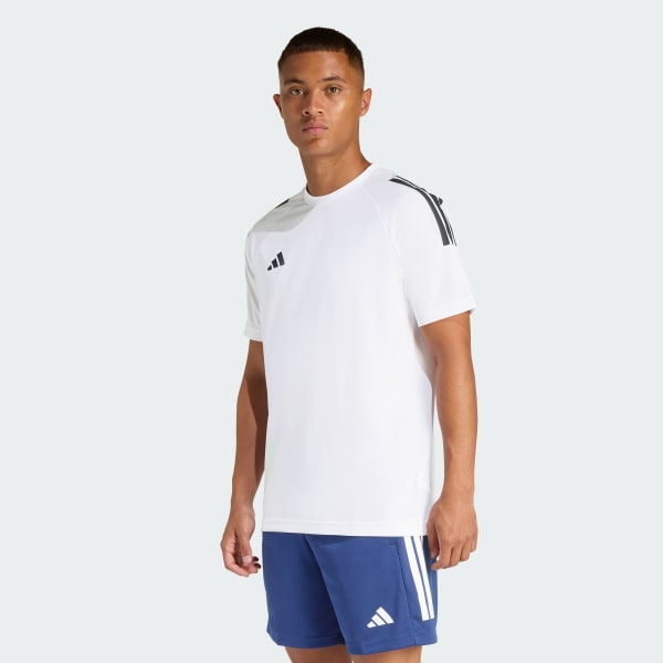 White CLIMACOOL SERENO 3-STRIPES T-SHIRT