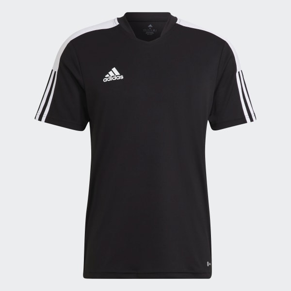 Schwarz Tiro Essentials Trikot