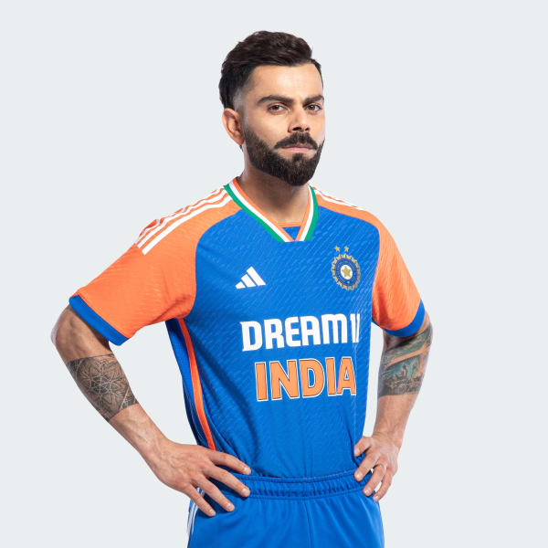 Blue 2024 INDIA CRICKET T20I 2 -STAR JERSEY