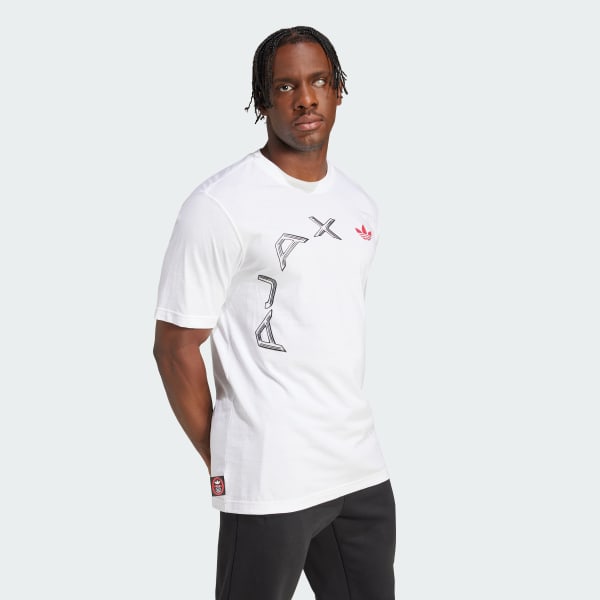 White Ajax Amsterdam Graphic Tee