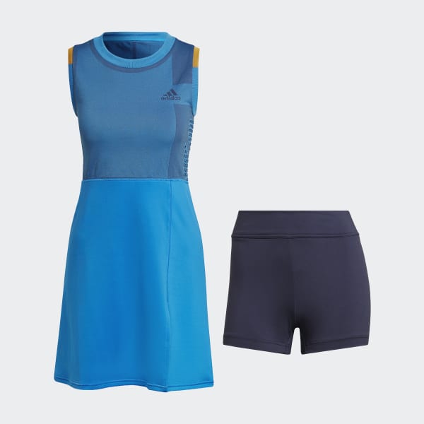 Blau Tennis Premium Primeknit Kleid BT691