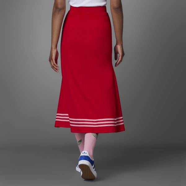 Czerwony Adicolor Heritage Now Knit Skirt DMK03
