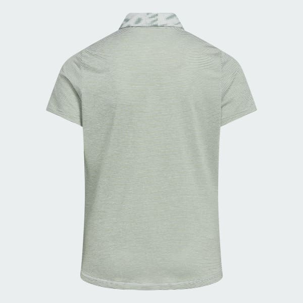 Grey Ottoman Printed Polo Shirt Kids