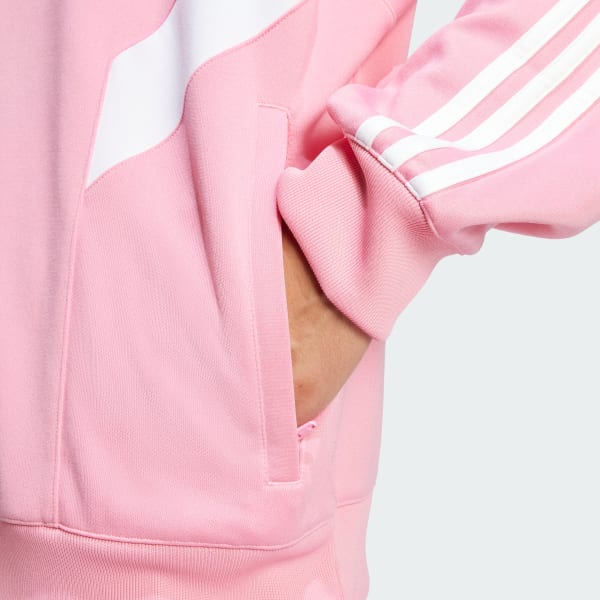 adidas Inter Miami CF Originals Half-Zip Crew Sweatshirt adidas Inter Miami CF Originals Half-Zip Crew Sweatshirt
