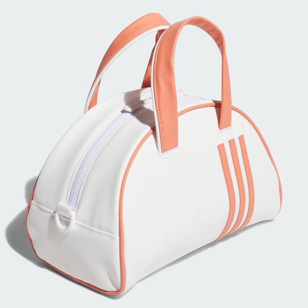 White 3-Stripes Round Bag