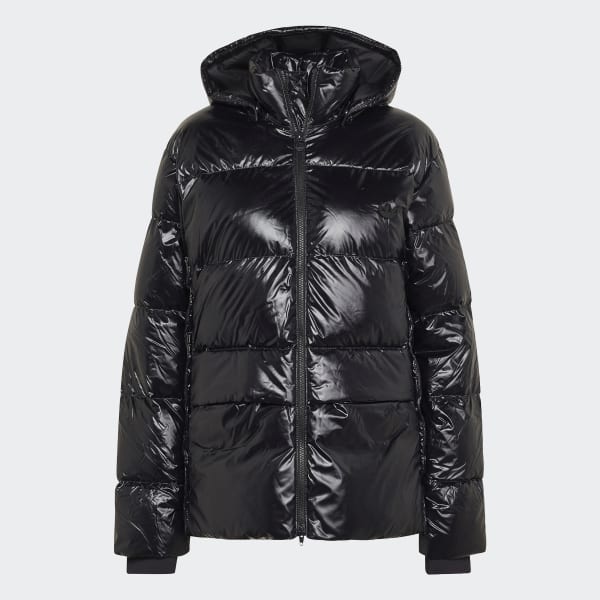 glossy puffer jacket mens