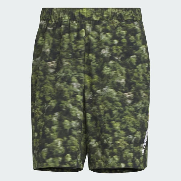 Green National Geographic Aeroready Allover Print Shorts