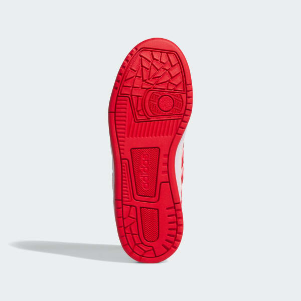 Red Rapid Court Low Shoes