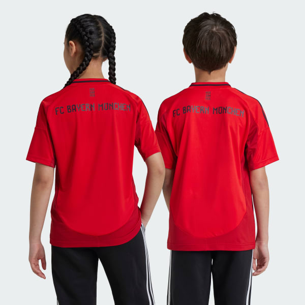 Rouge Maillot Domicile FC Bayern 24/25 Enfants