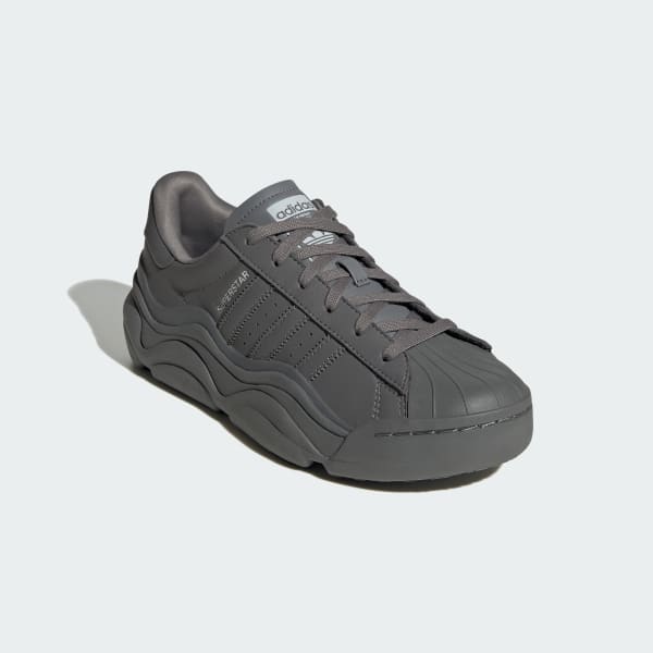 Adidas originals superstar grey hotsell and white