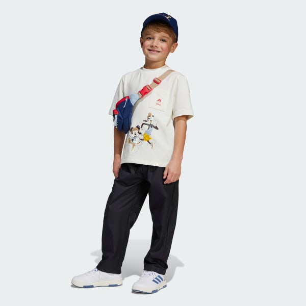 White ADIDAS DISNEY MICKEY MOUSE TEE