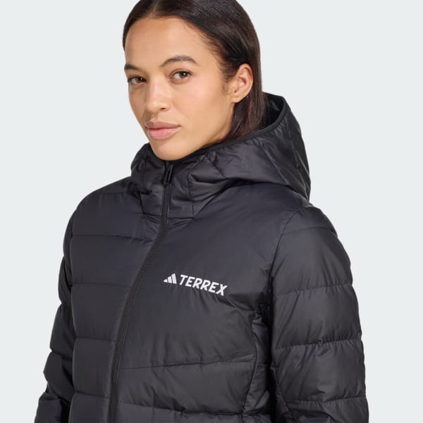 HOODED LIGHT DOWN ブラック M adidas Terrex Multi Light Down Hooded Parka 2.0 - Black