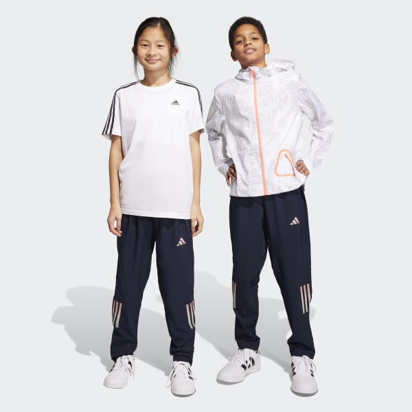 blauw AEROREADY 3-Stripes Broek