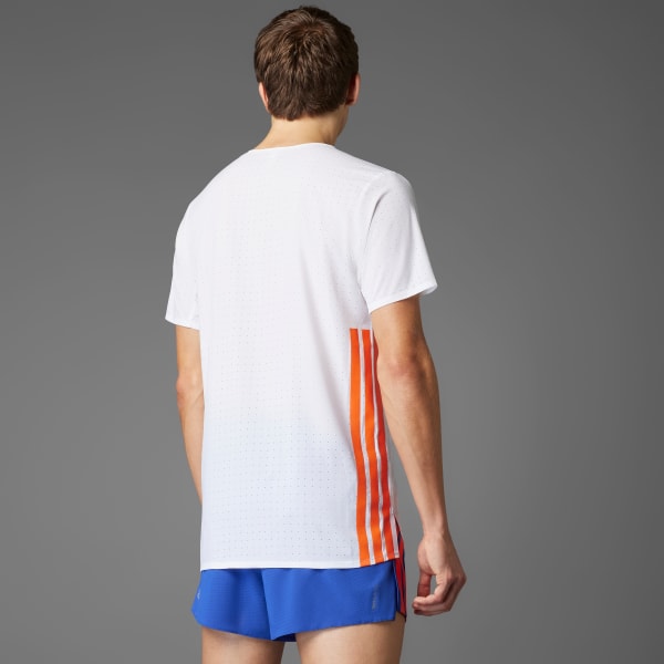 สีขาว เสื้อวิ่ง Adizero