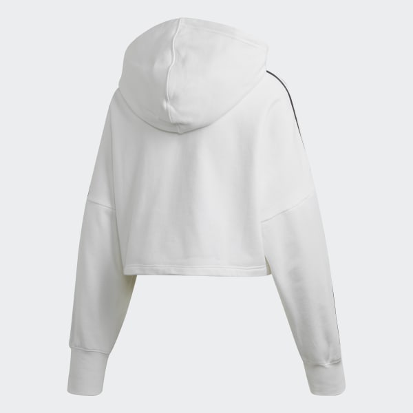 adidas cropped sweatshirt white