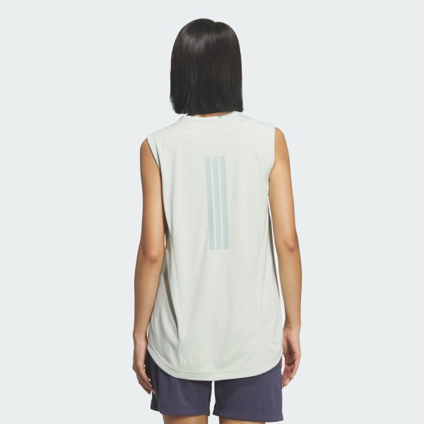 グリーン トレーニング エッセンシャルズ プラス ルーズフィット クールセンサー ロング レギュラー ノースリーブTシャツ