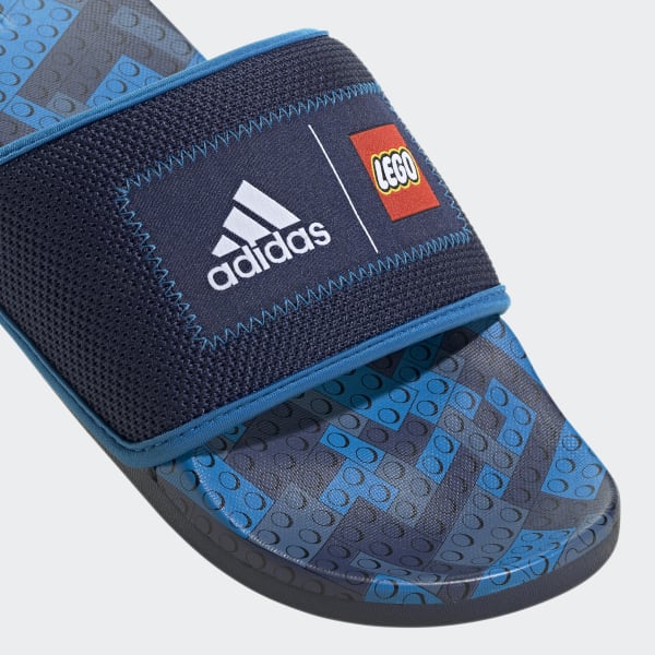 modrá Šľapky adidas Adilette Comfort x LEGO® LEX99