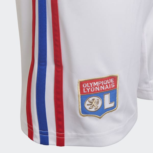 White Olympique Lyonnais 22/23 Home Shorts