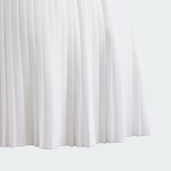 Hvit Club Tennis Climacool Pleated Skjørt