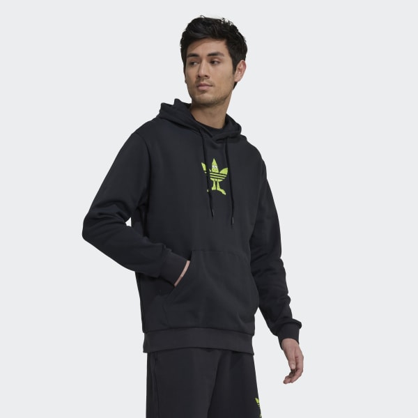 Schwarz Graphic Fun Hoodie