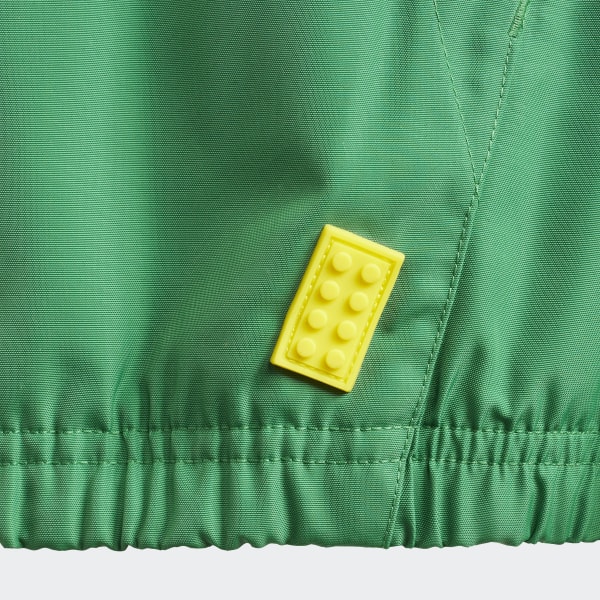 zelená Větrovka adidas x Classic LEGO® Halfzip
