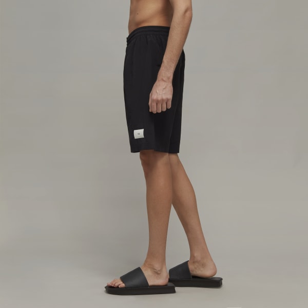 Black Y-3 Mid-Length Swim Shorts