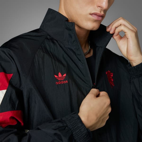Adidas originals manchester united retro track jacket 2025